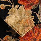 Cartera de Mano 33 Negro Flores