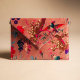 Cartera de Mano 03 Pájaros Rosa Claro