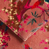 Cartera de Mano 03 Pájaros Rosa Claro