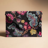 Sac à main 59 fleurs bleu marine