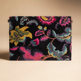 Sac à main 59 fleurs bleu marine
