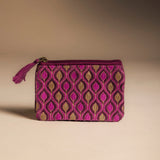 Monedero Terciopelo Rombos Fresa MON01