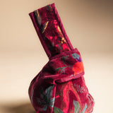 Handbag with Bird Handle, Wine