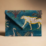 Cartera de Mano 62 Cheetah Azul Petróleo