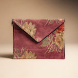 Cartera de Mano 42 Granate Flores
