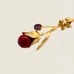 Broche Flor Roja BR23-The Nook Store