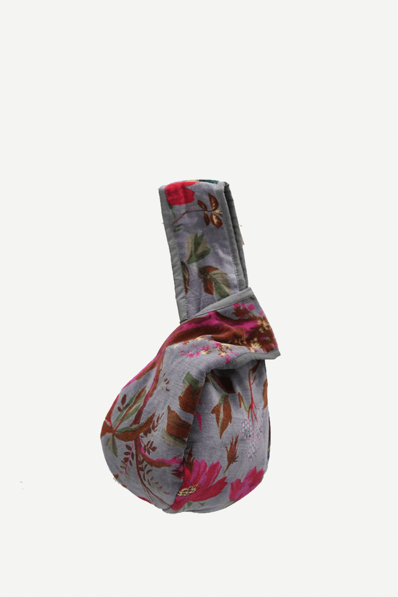 Bolso Asa Pájaros Gris