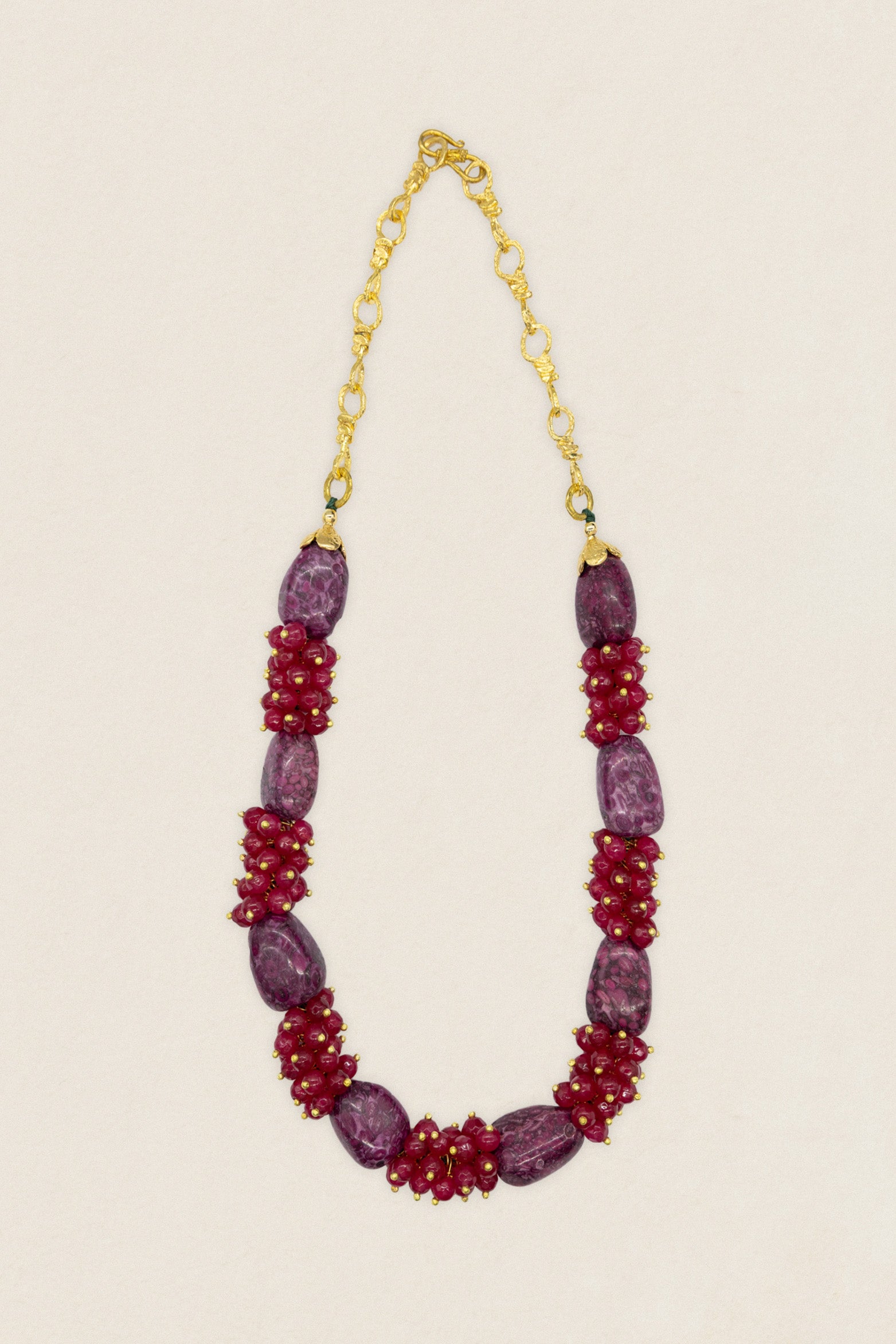 Collar Camille Bicolor Fucsia/Buganvilla Co83-The Nook Store
