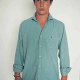 Logo Shirt Microcorduroy 100% 1 pocket LO103