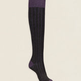 Calcetin caña alta L39 Loden - Viola