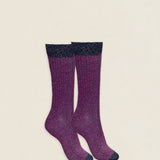 Calcetin P16 de purpurina Buganvilla