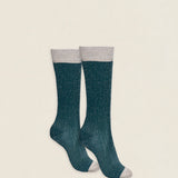 Calcetin P10 de purpurina Verde Esmeralda