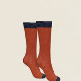 Calcetin P05 de purpurina Naranja