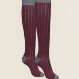 Calcetin caña alta L38 Rossastro - Antracite