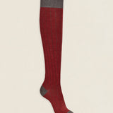 Calcetin caña alta L13 Bordeaux - Terra