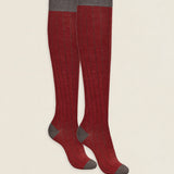Calcetin caña alta L13 Bordeaux - Terra