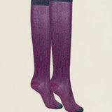 Calcetin purpurina caña alta PCA16 Buganvilla