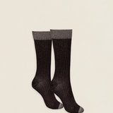 Calcetin P15 de purpurina Chocolate