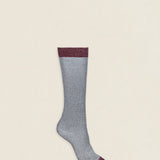 Calcetin P19 de purpurina Gris Claro