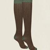 Calcetin caña alta L67 Tabaco - Erika