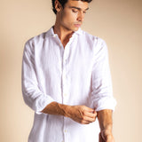 Camisa Lino Sin Bolsillos 1-The Nook Store