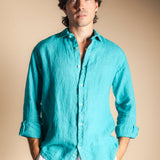 Camisa Lino Sin Bolsillos D10-The Nook Store