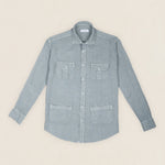 Camisa Lino 4 Bolsillos D42-The Nook Store
