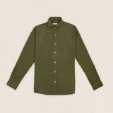 Camisa Micropana Verde Cacería