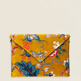 Cartera de Mano 49 Flores Mostaza