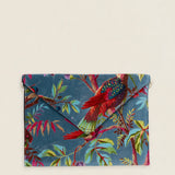Cartera de Mano 11 Pájaros Azul