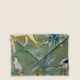 Cartera de Mano 7 Cheetah Verde Claro