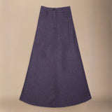 Falda Casilda Rayas Moradas y Verdes FAL13