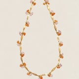 Collar Coral Naranja y Rosa CO92