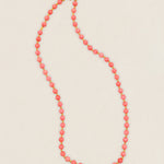 Collar Bolitas Coral y Dorado Co65-The Nook Store