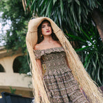 Vestido Mikara Verde Flores Vest39-The Nook Store