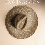 Sombrero Rafia Panamá Black/Natural-The Nook Store