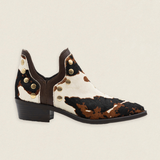 Botas Mer Tacón Bajo Cow