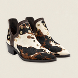 Botas Mer Tacón Bajo Cow