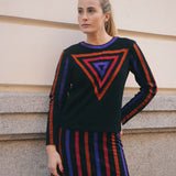 Falda Innika Negro y Multicolor