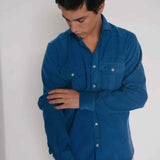 Logo Shirt Microcorduroy 100% 2 pockets LO16