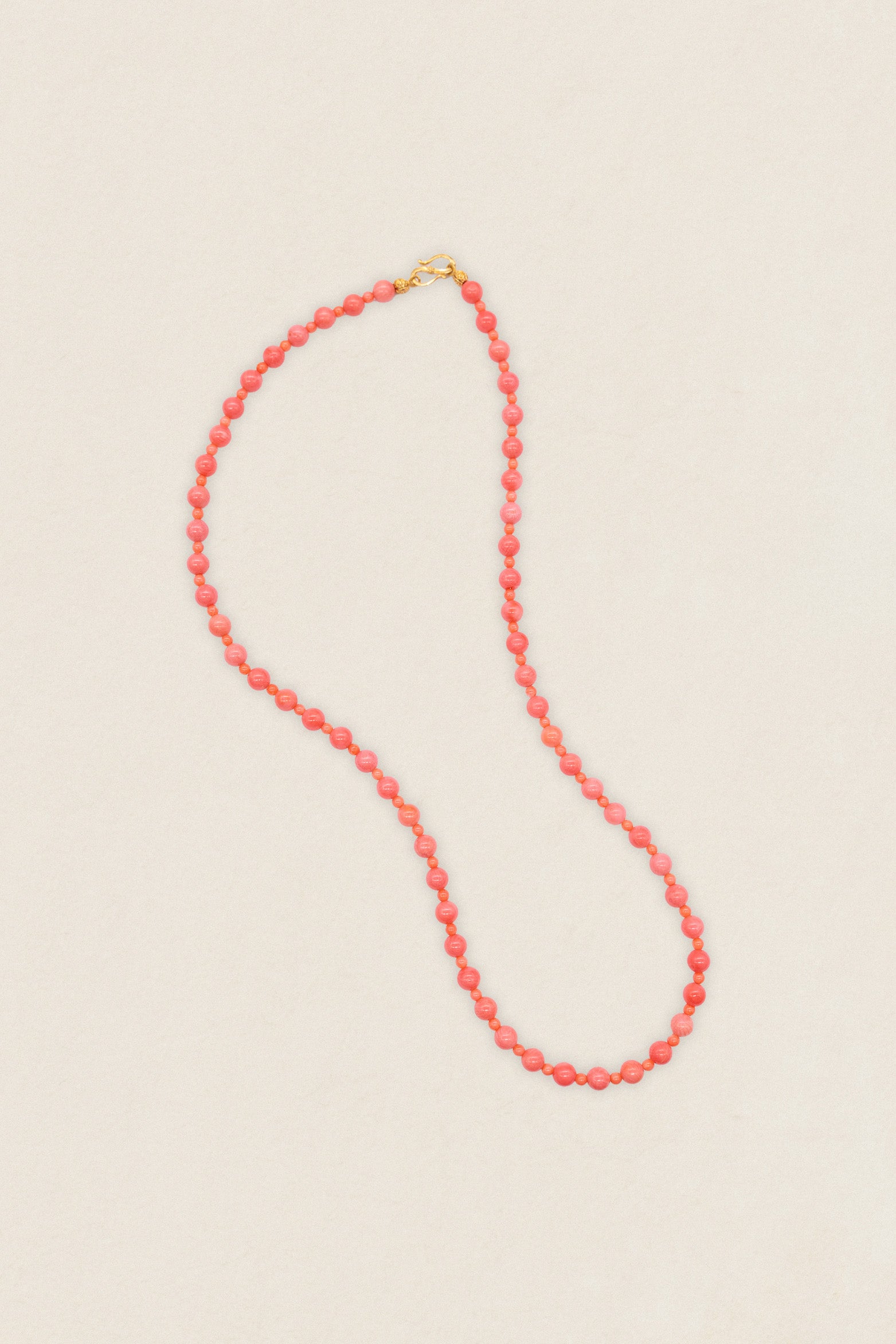 Collar bolitas coral CO96-The Nook Store