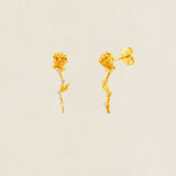 Pendientes Rosa Circonitas PEN165