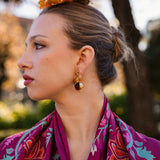 Double Granada Leaf Earrings PEN45