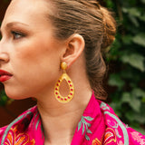 Pendientes PEN24 Drop Circles Stone