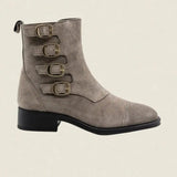 Taiga Suede Boston Boots