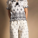 Pantalón Zuri Ecru/Black PAN06-The Nook Store