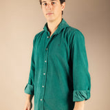 Logo shirt, 100% corduroy, no pockets, LO24
