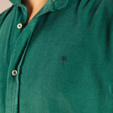 Logo shirt, 100% corduroy, no pockets, LO24