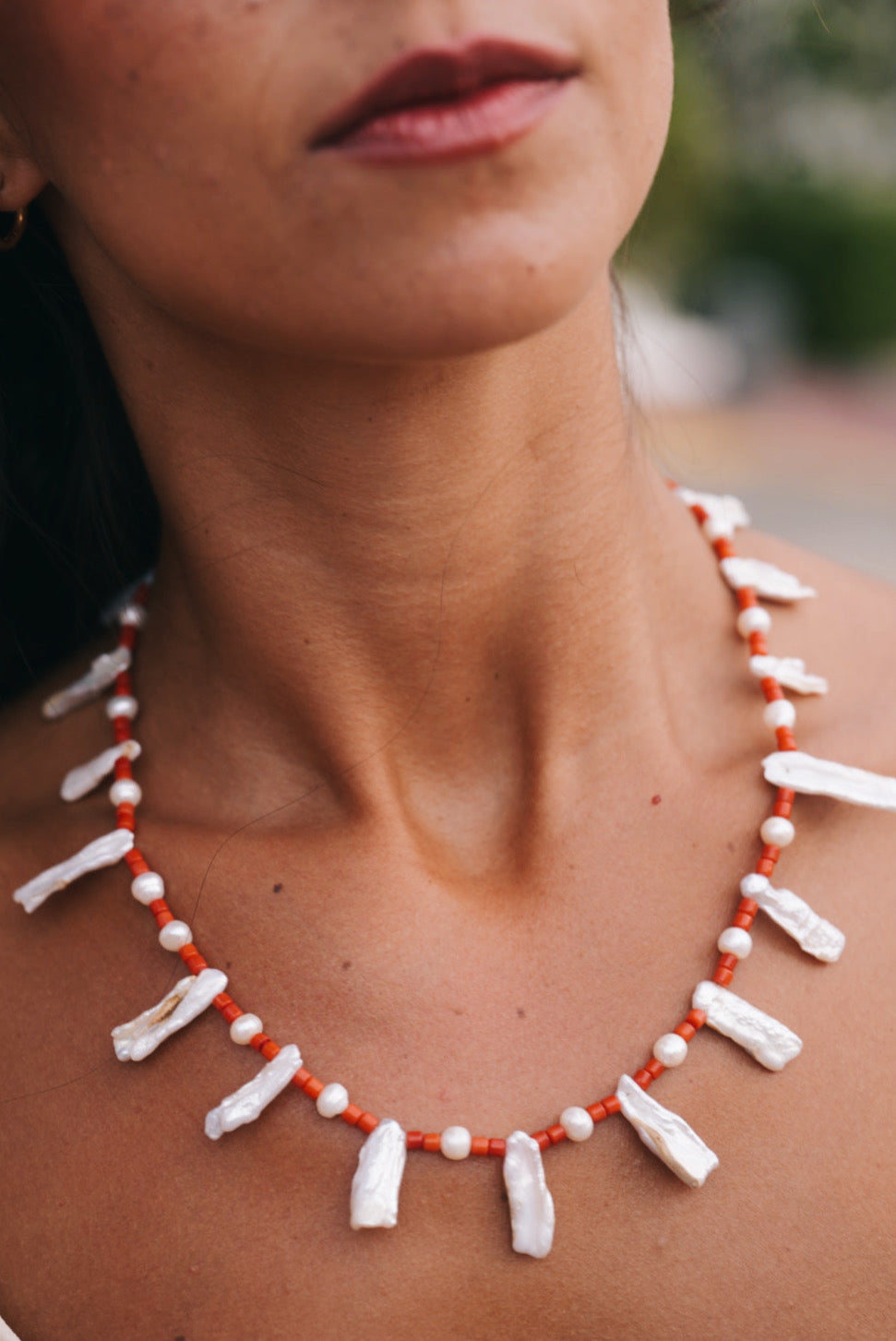 Collar Nácar y Corales Co71-The Nook Store