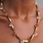 Collar Coral Naranja y Rosa CO92-The Nook Store